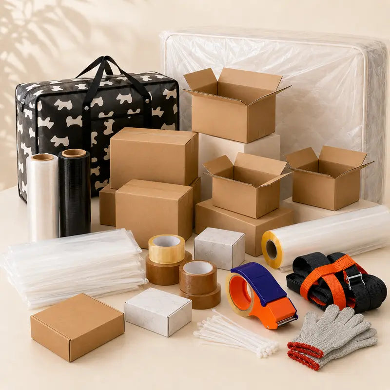 搬屋紙箱及收納用品