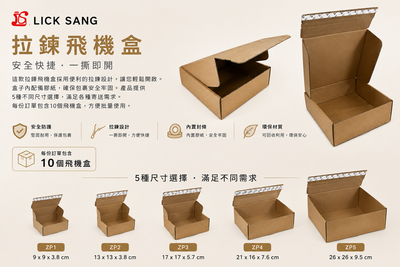 拉鍊飛機盒