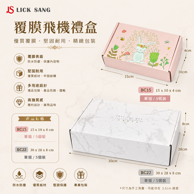 覆膜飛機禮盒