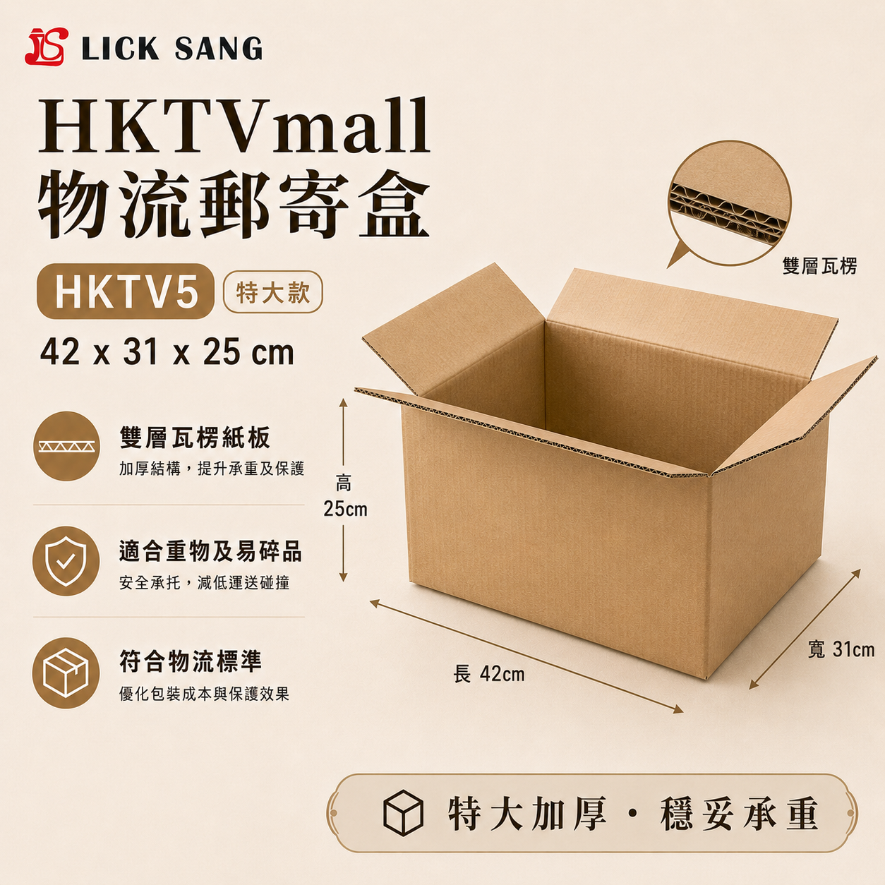 HKTVMall 物流郵寄盒