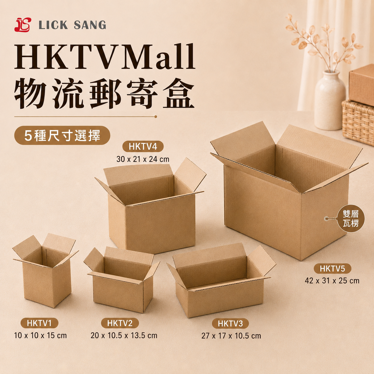 HKTVMall 物流郵寄盒