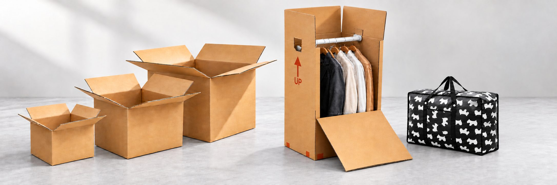 搬屋紙箱及收納用品